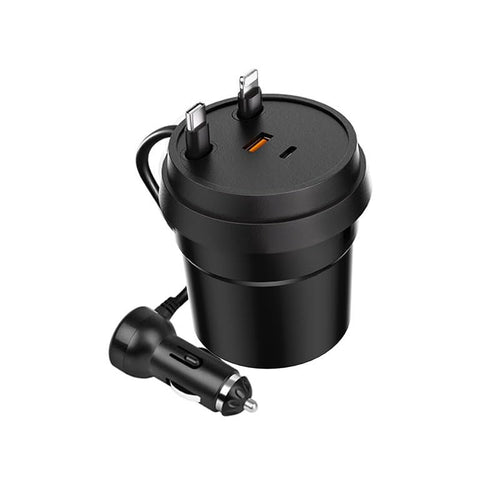 4-in-1 Retractable Car Charger