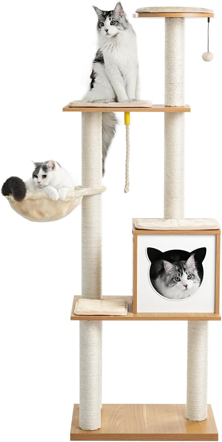Cat Tree Tower with Hammock