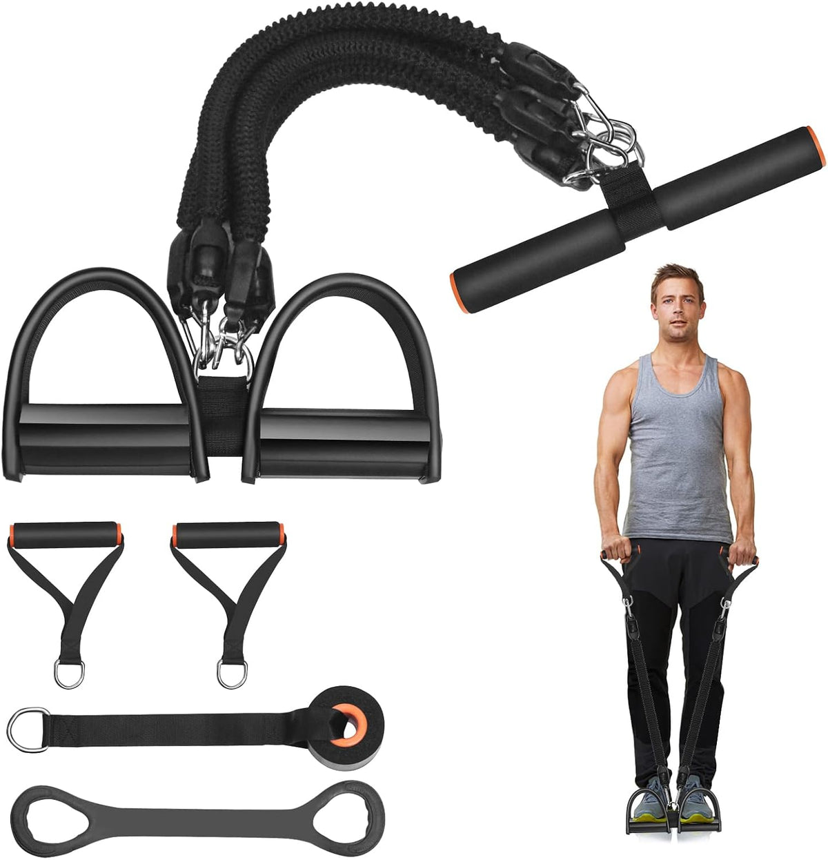 Pedal Puller Resistance Band Set