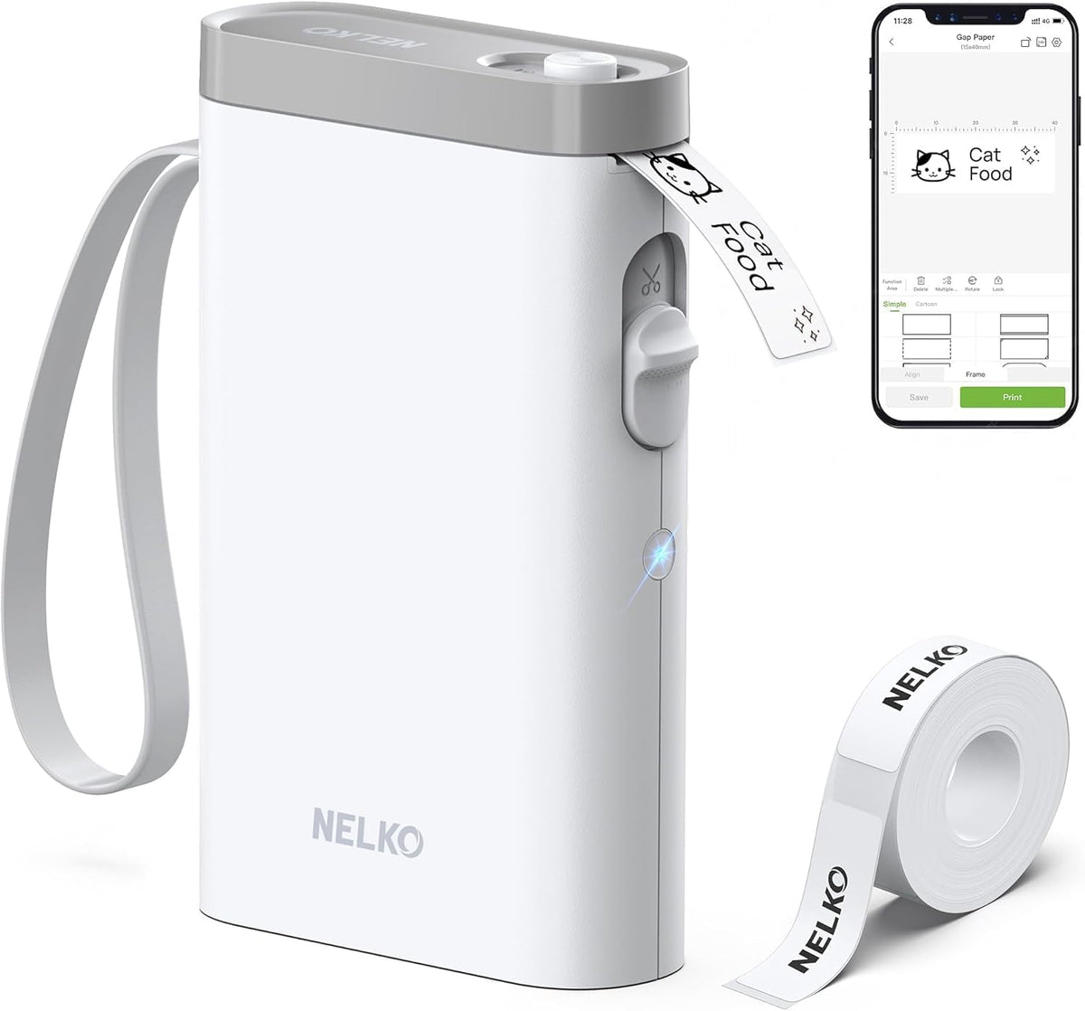 Portable Thermal Label Printer