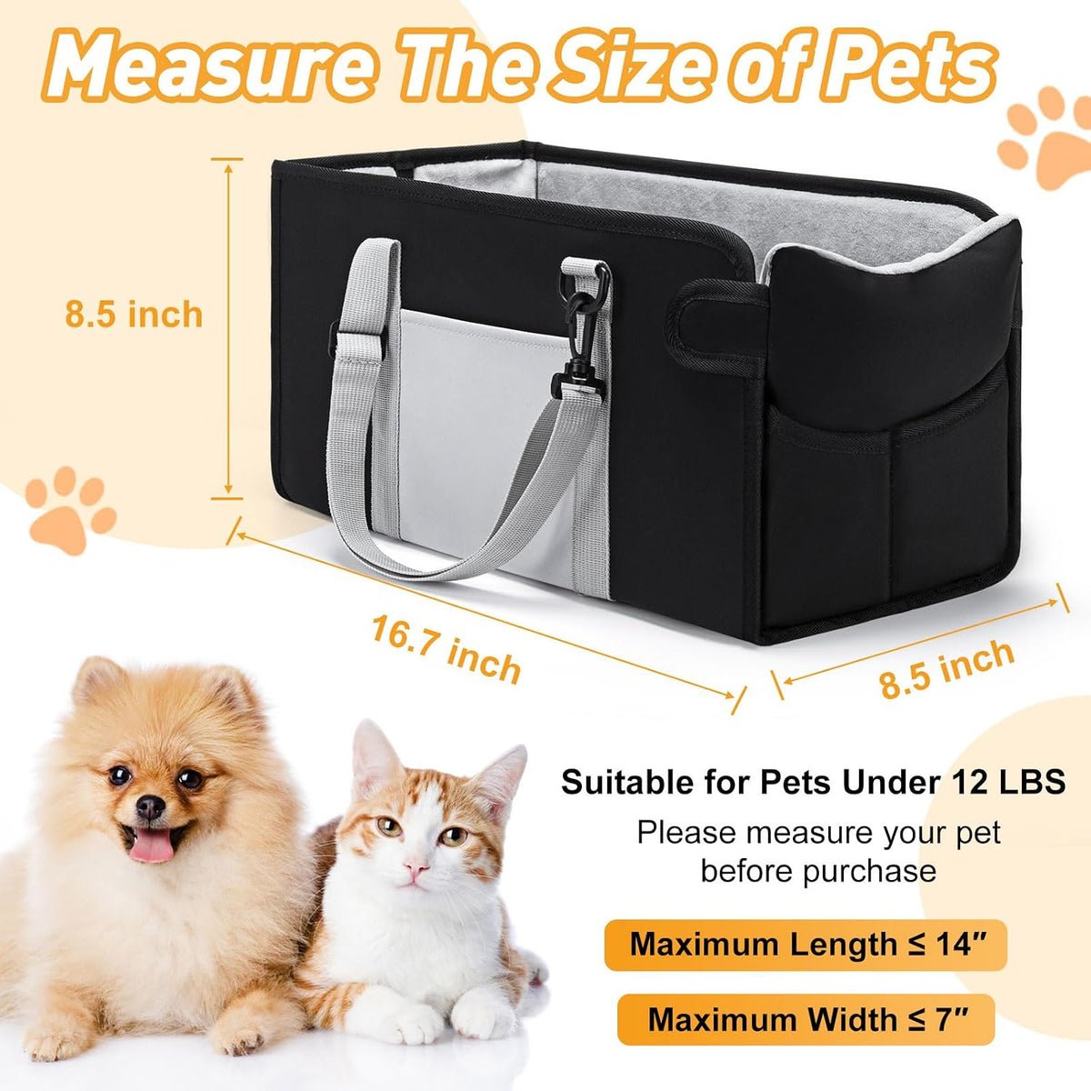 Portable Dog Car Seat
