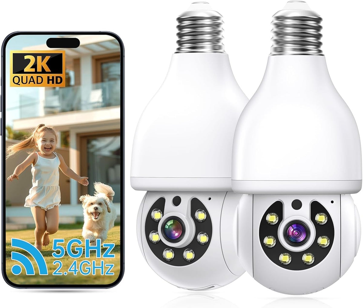 E27 Light Bulb Camera