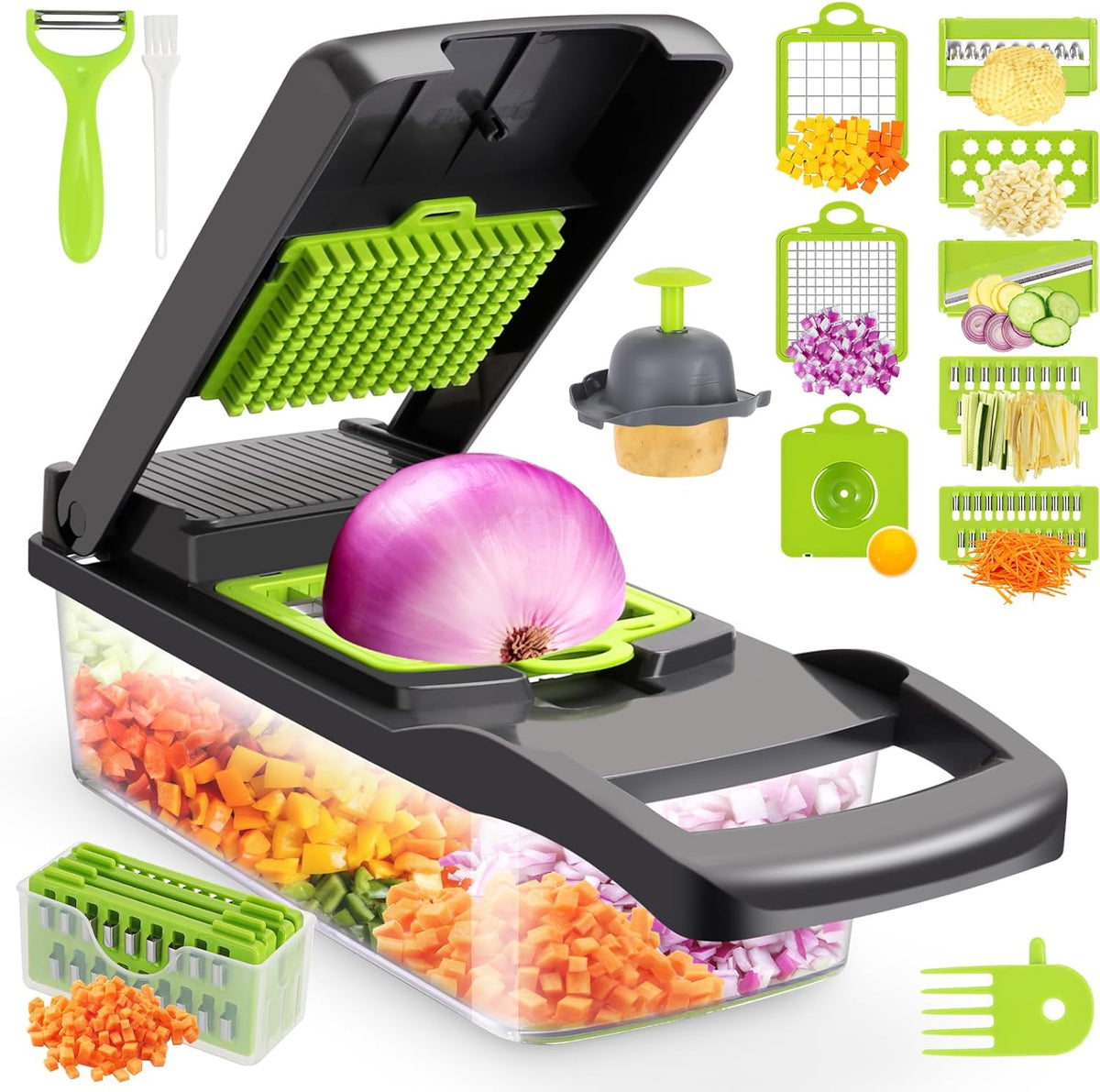 Multifunction Vegetable Cutter with Basket