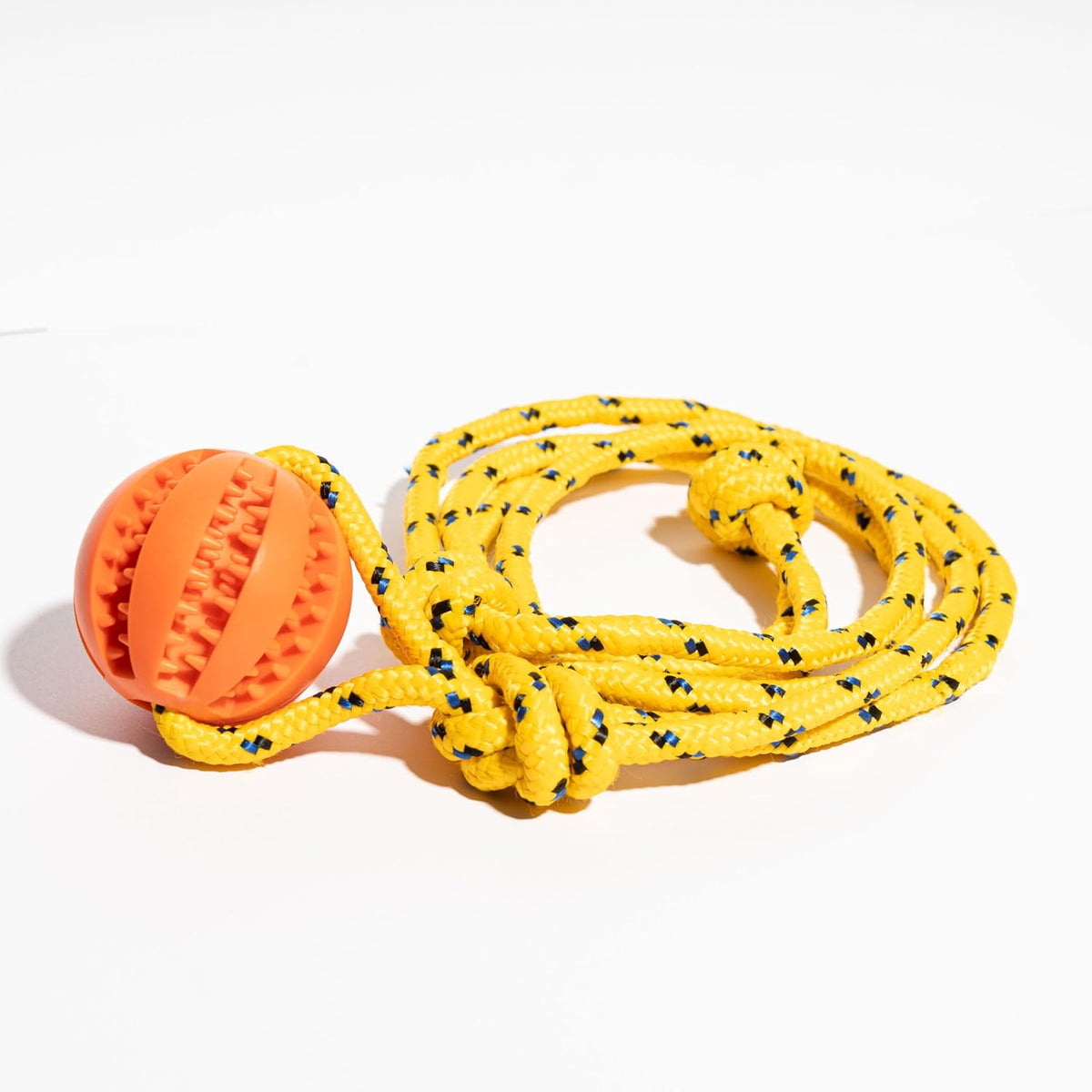 Interactive Dog Toy Ball with Rope