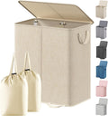 Double Laundry Basket with Lid