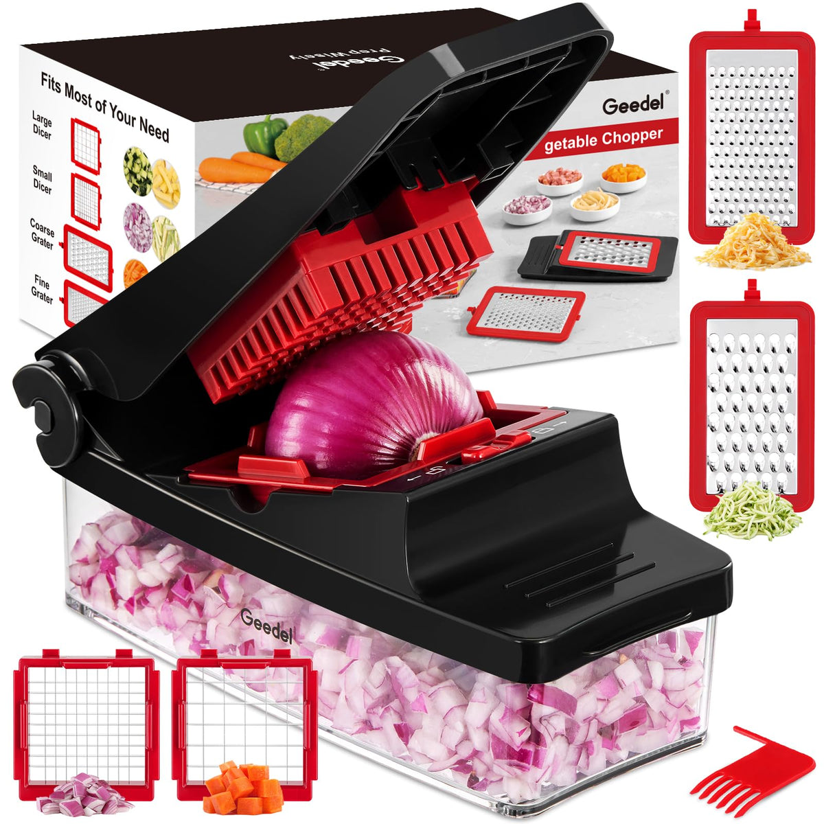 Multifunction Vegetable Cutter with Basket