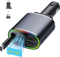 4-in-1 Retractable Car Charger